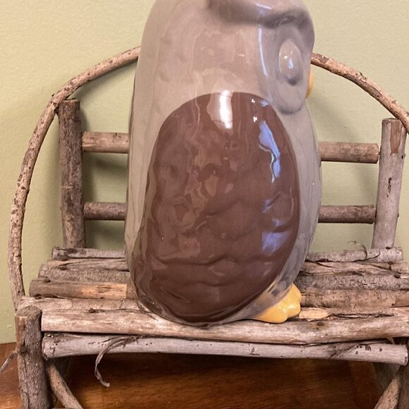 NWOT RAE DUNN Ceramic "HOOT" Owl Decor - Picture 6 of 6